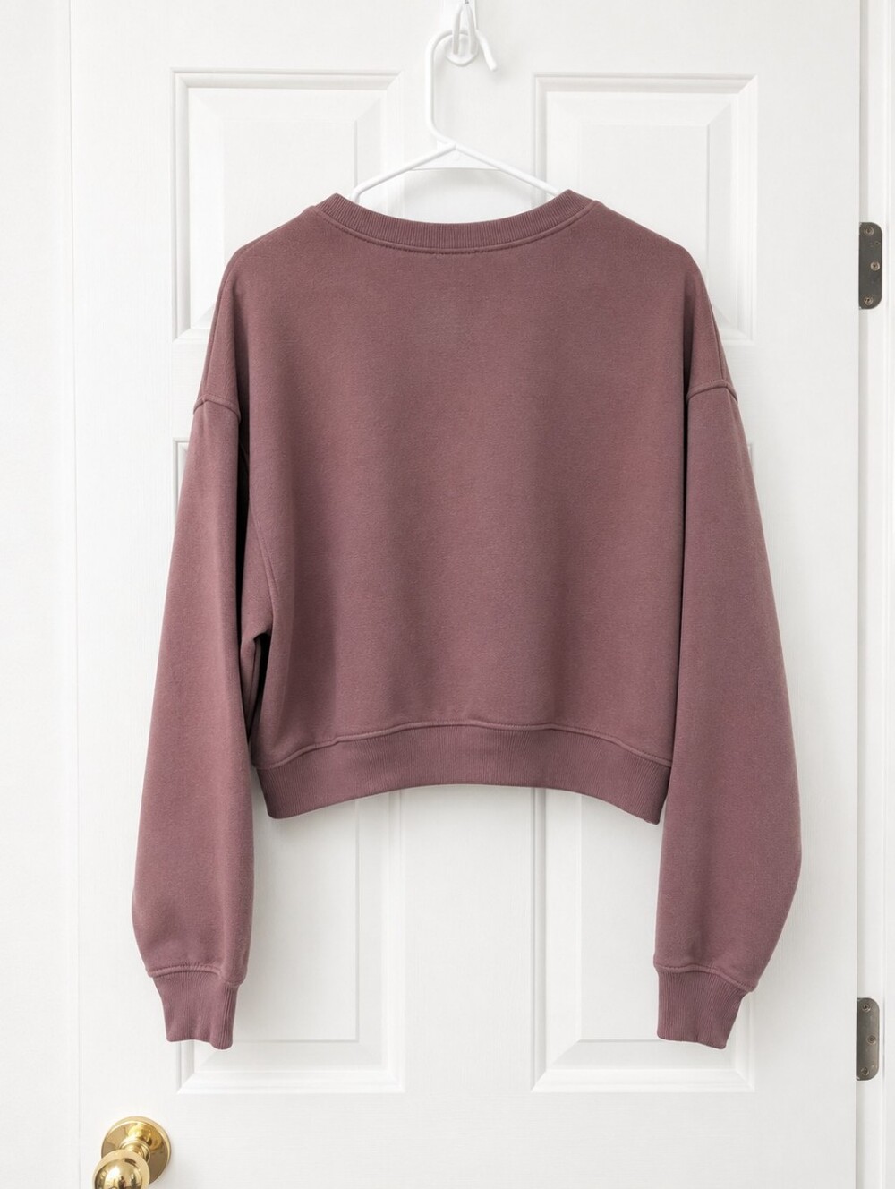 Bozzolo Mauve Fleece Lounge Set Size Large NWOT Sweatshirt & Jogger Sweater Set - Picture 4 of 7